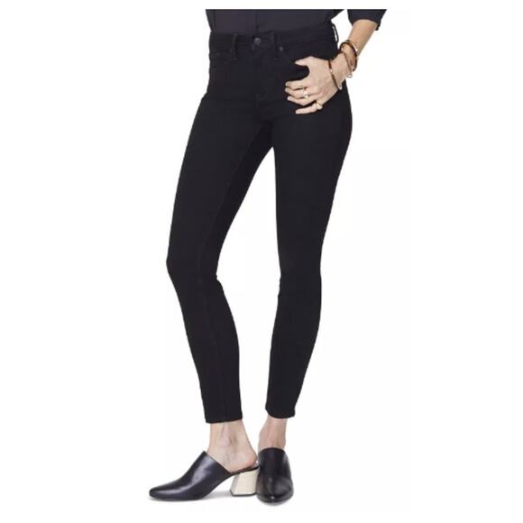 NYDJ Women's Ami Tummy Control Skinny Jeans Black Wash Size 14 - Picture 1 of 9